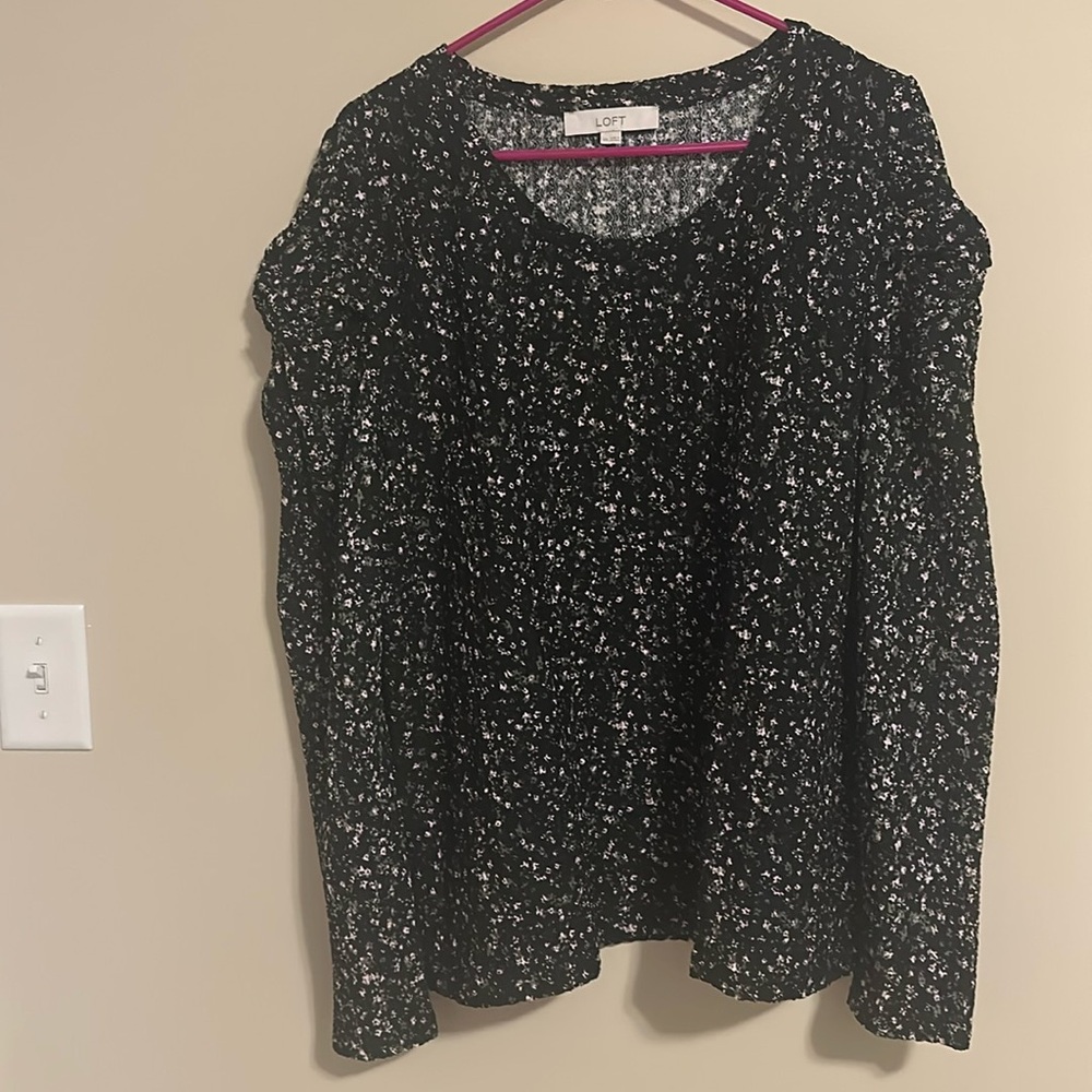 XXL long sleeve top from the Loft.